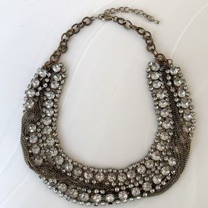 Rhinestone & Brass Choker